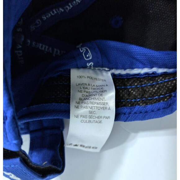 Vineyard Vines Classic Logo Hat Whale Adjustable Strapback Baseball Cap Blue - Picture 7 of 7